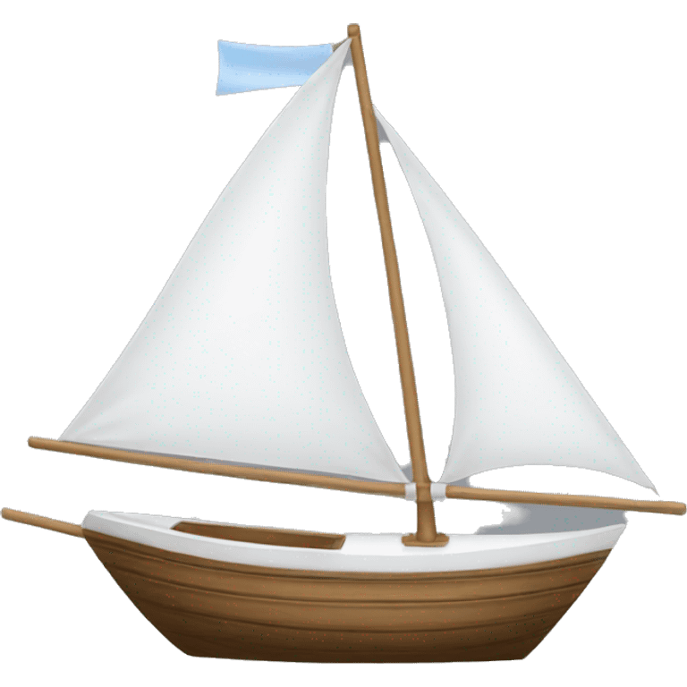 white Masculine sailboat emoji