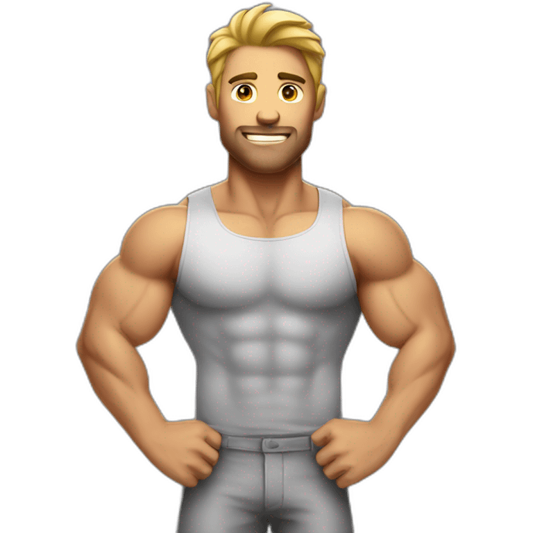 Muscular man emoji