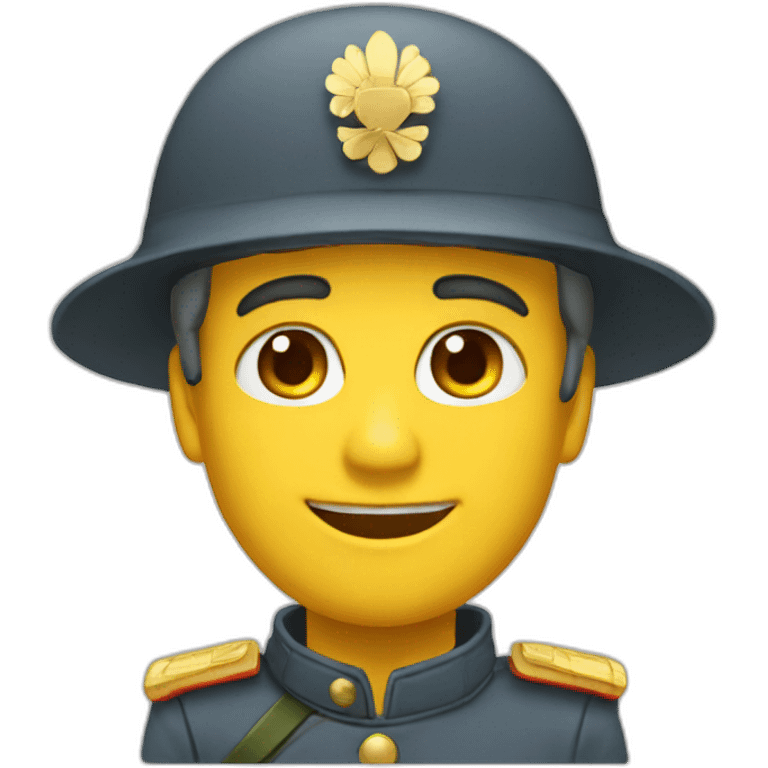 Lucky soldier Salut  emoji