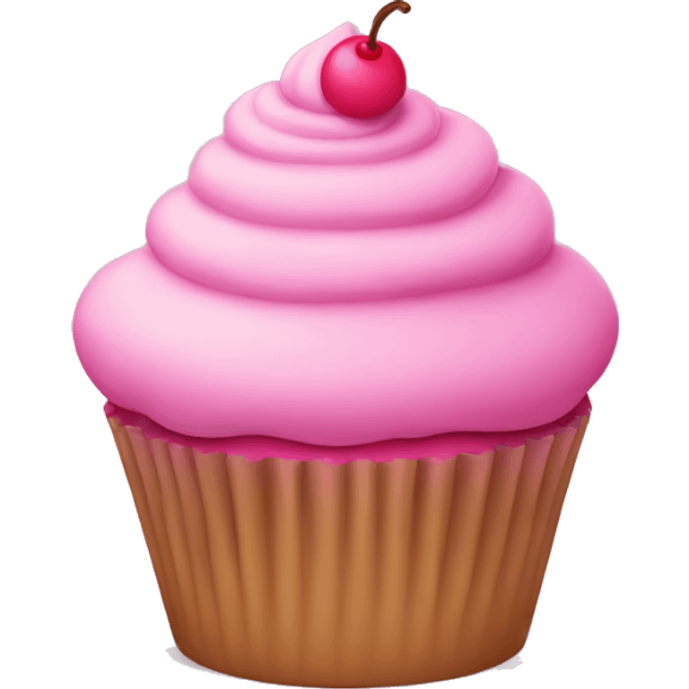 pink cupcake emoji