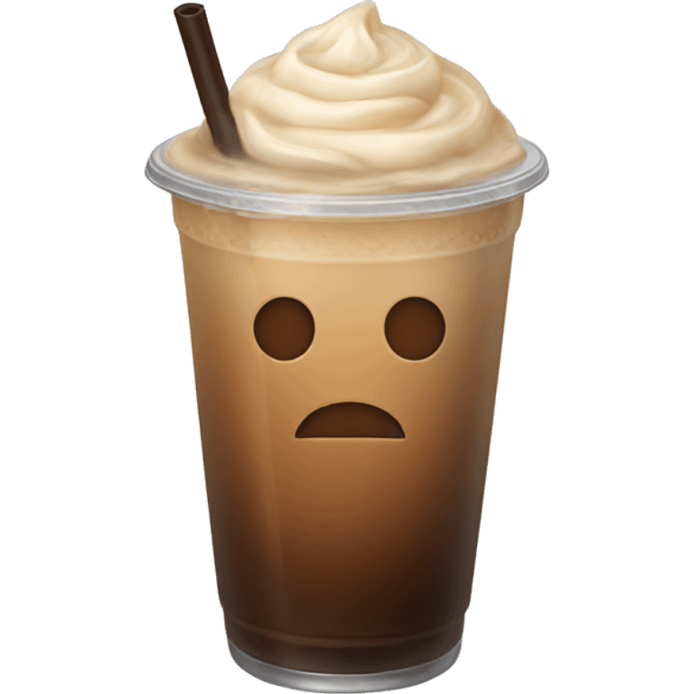 simple iced coffee no cream emoji