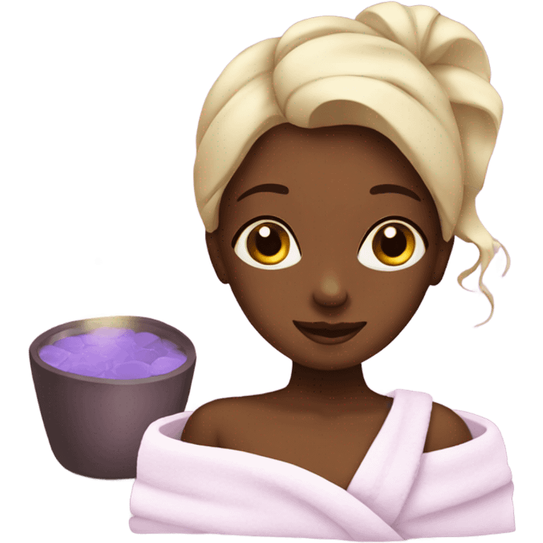 girl having a spa night  emoji