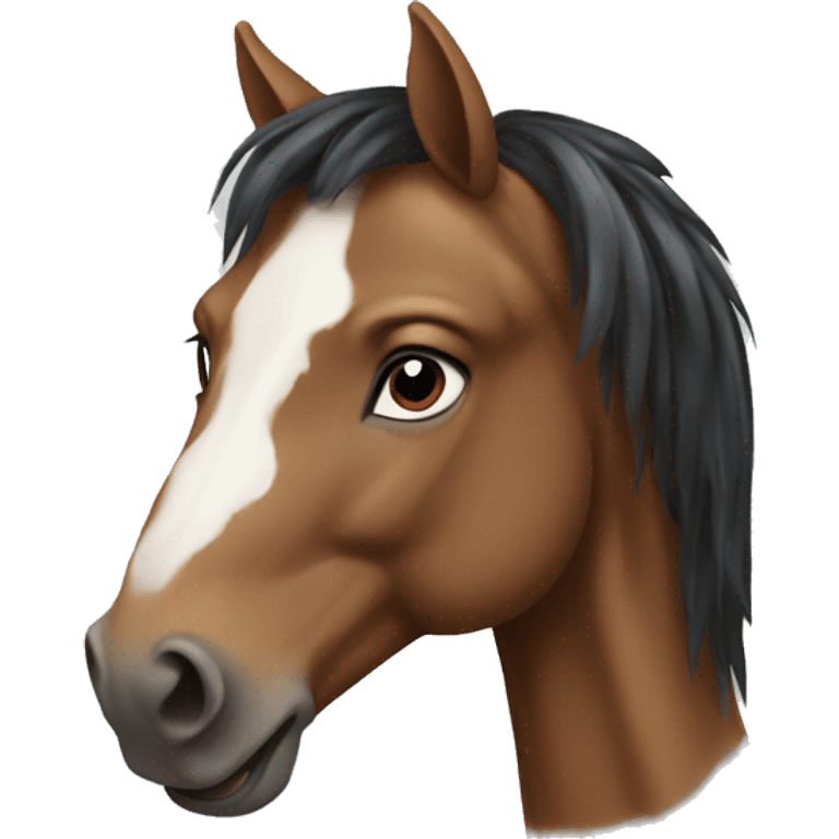 Horse that is high emoji