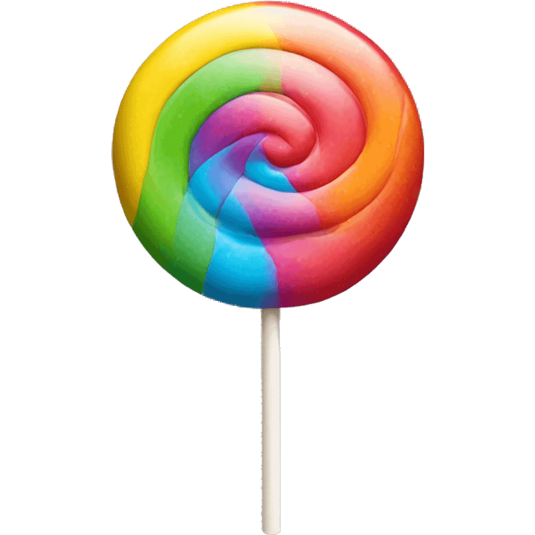 rainbow lollypop emoji