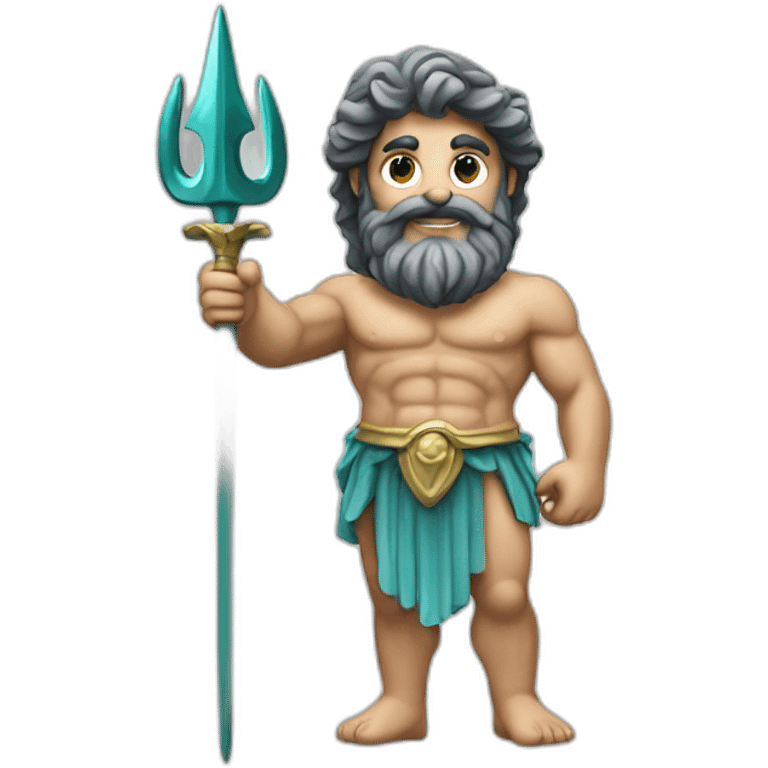 poseidon greek god with trident emoji