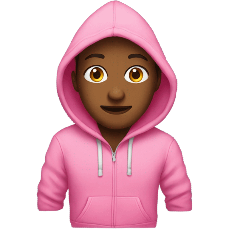 Pink hoodie emoji