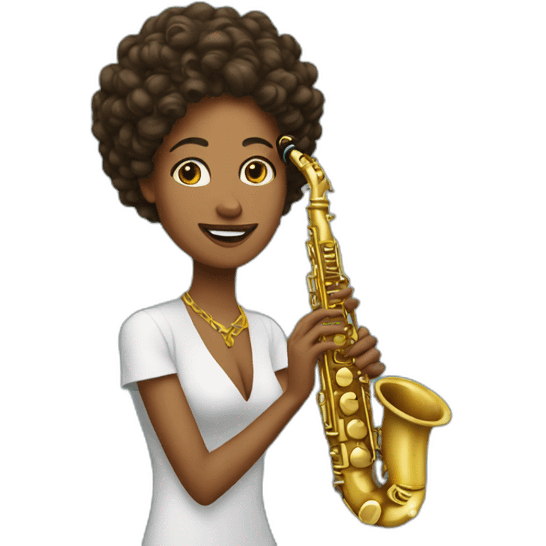 sax queen emoji