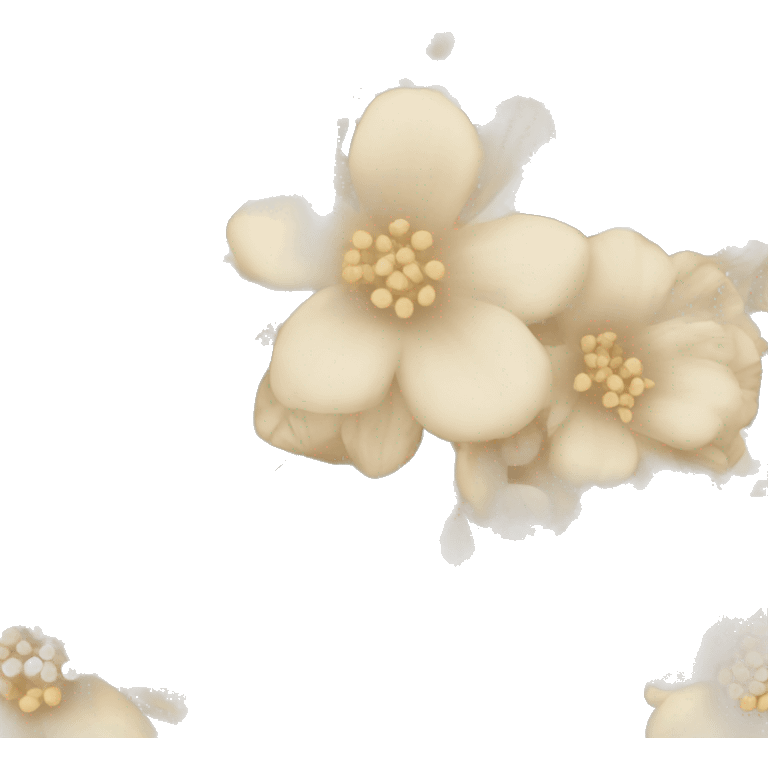 beige floral boquet emoji