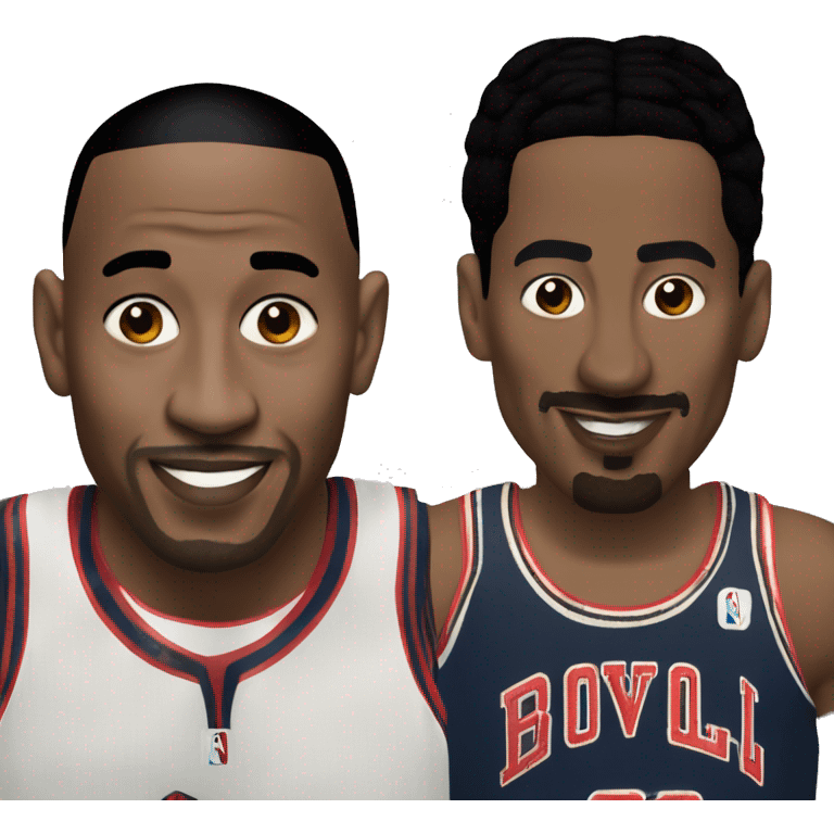 michel jordan and Pippen emoji