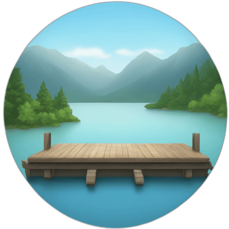 Lake Dock emoji