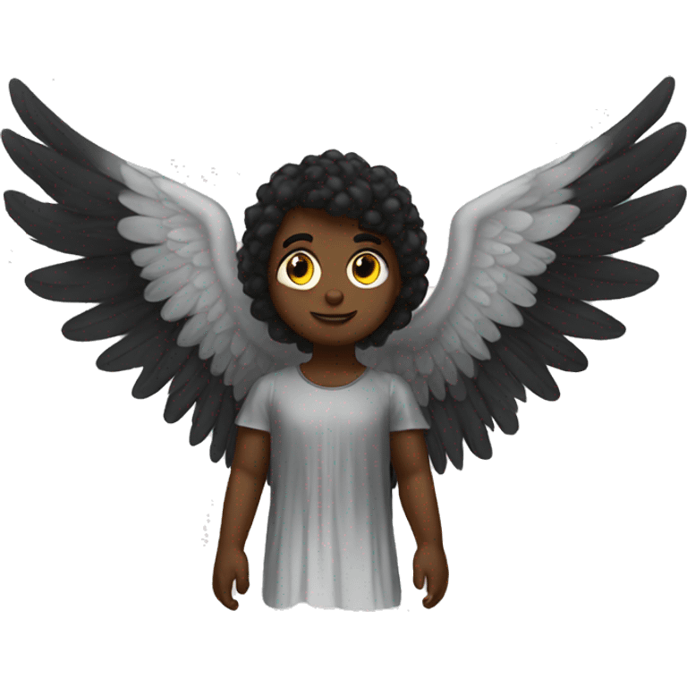 black angel wings emoji