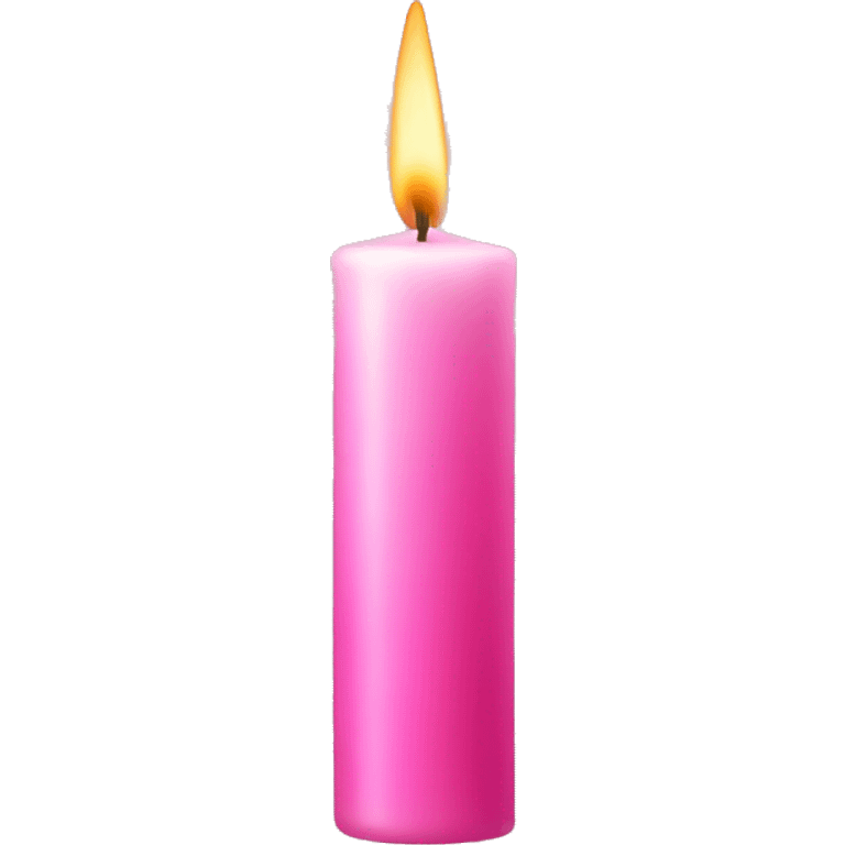 pink candle  emoji