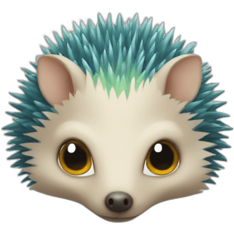 alien hedgehog pokemon face emoji