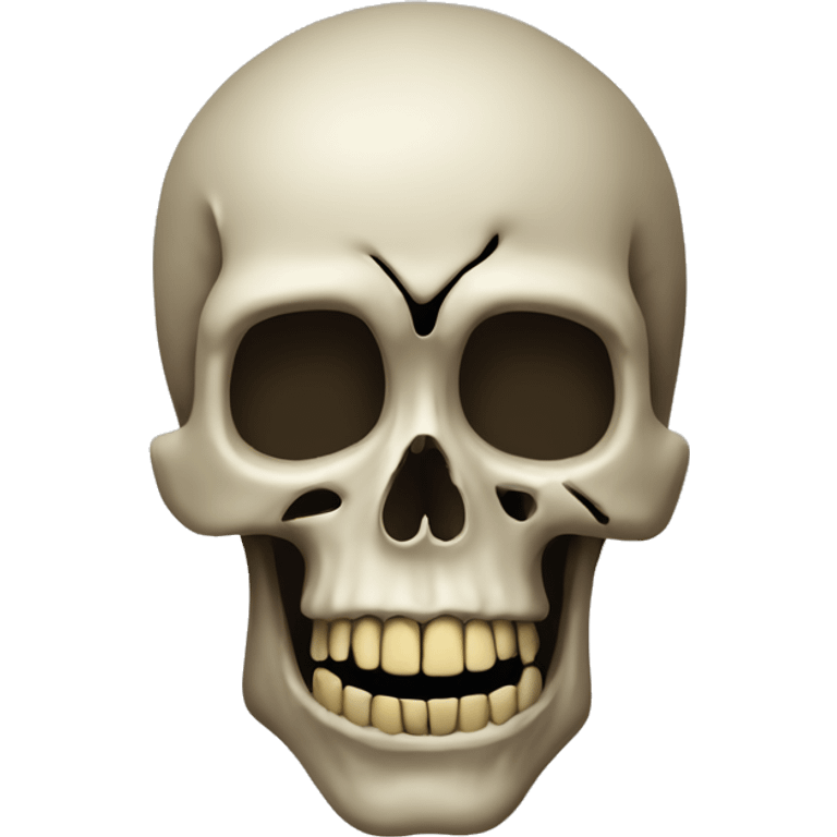 skull is shocked veru seriuosly emoji