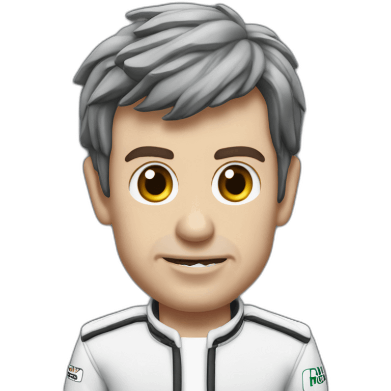 Toto Wolff avec des boutons qui pleure emoji