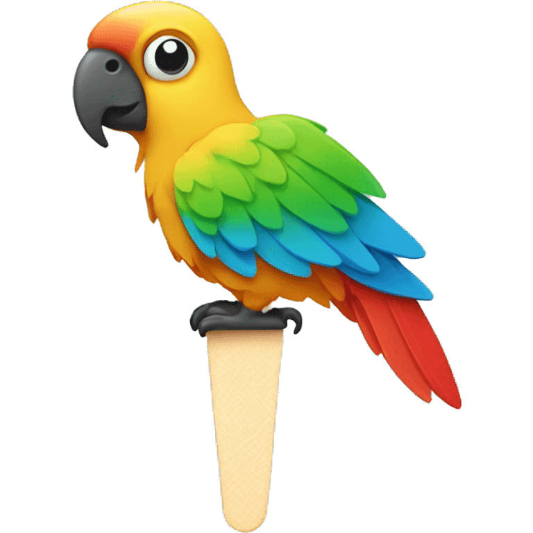 Parrot Popsicle emoji