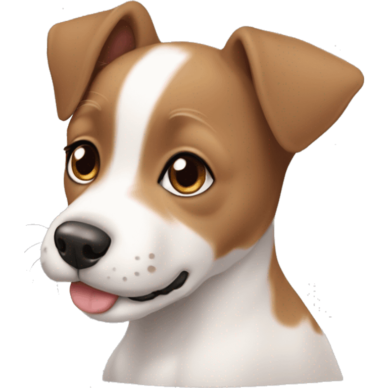 jack rusell terrier tricolor puppy emoji