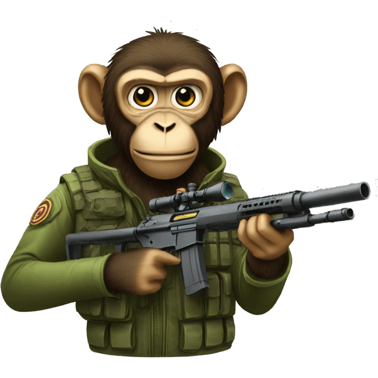 sniper monkey emoji