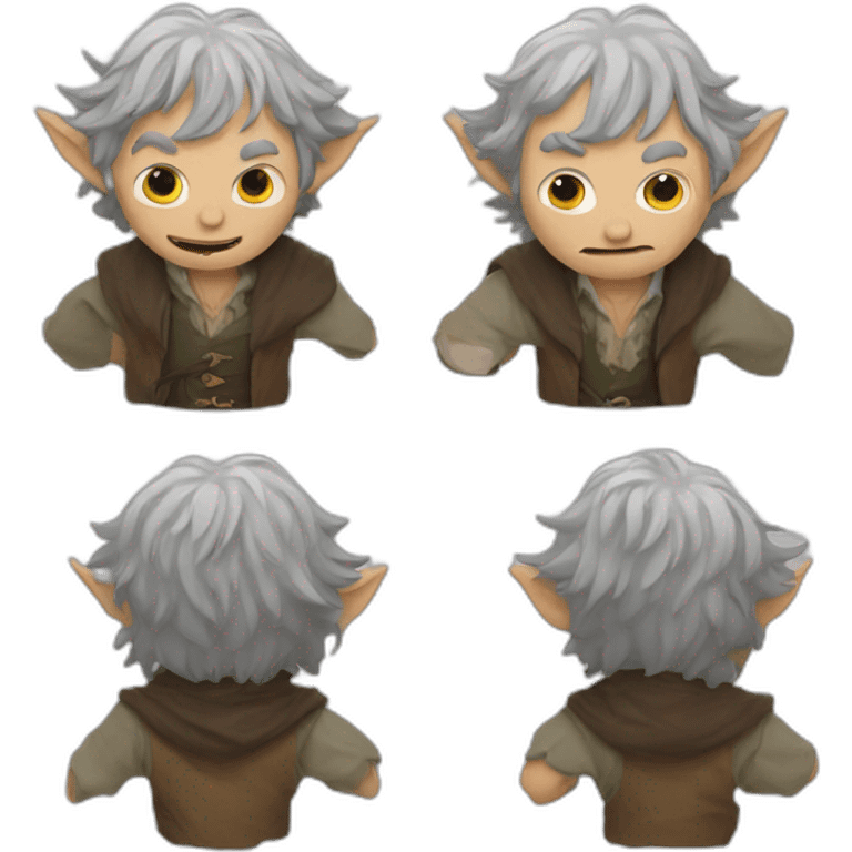 Scary bilbo baggins emoji