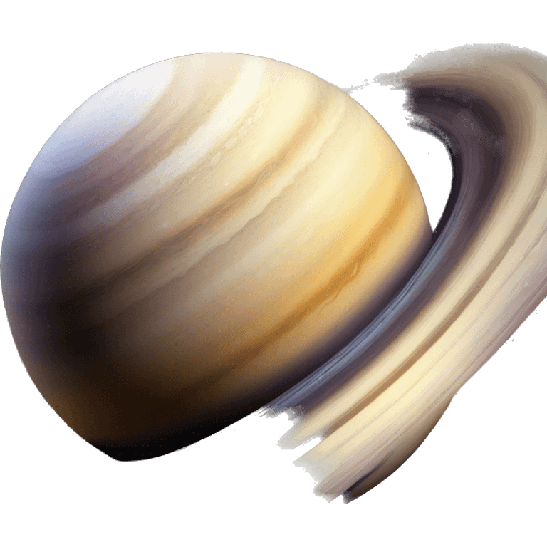 saturn planet shiny emoji