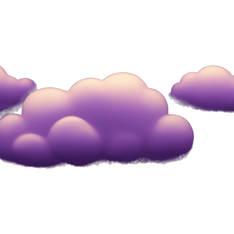 Storm clouds with Purple lighting  emoji