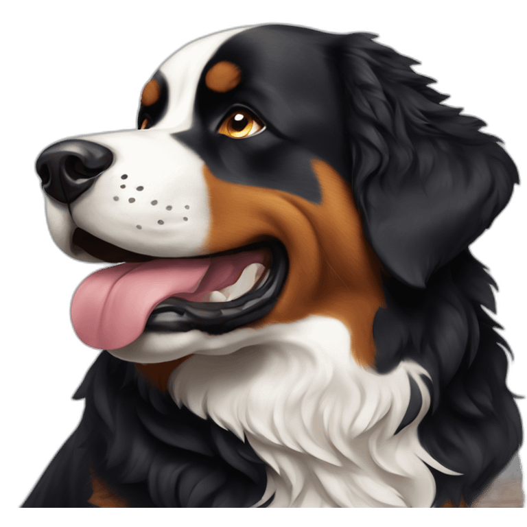 Bernese mountain dog bronson emoji