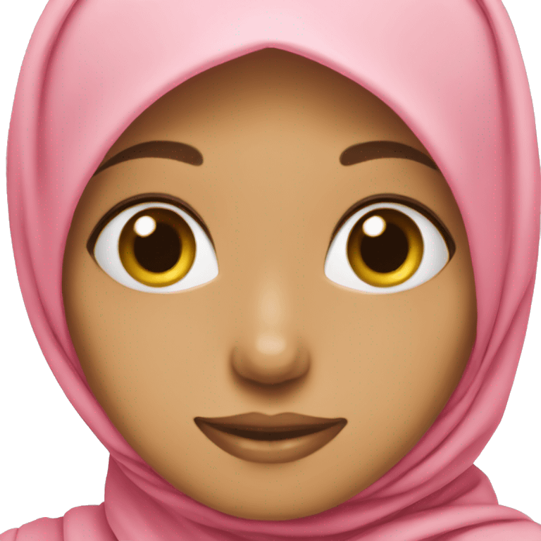 Pink hijabi girl emoji