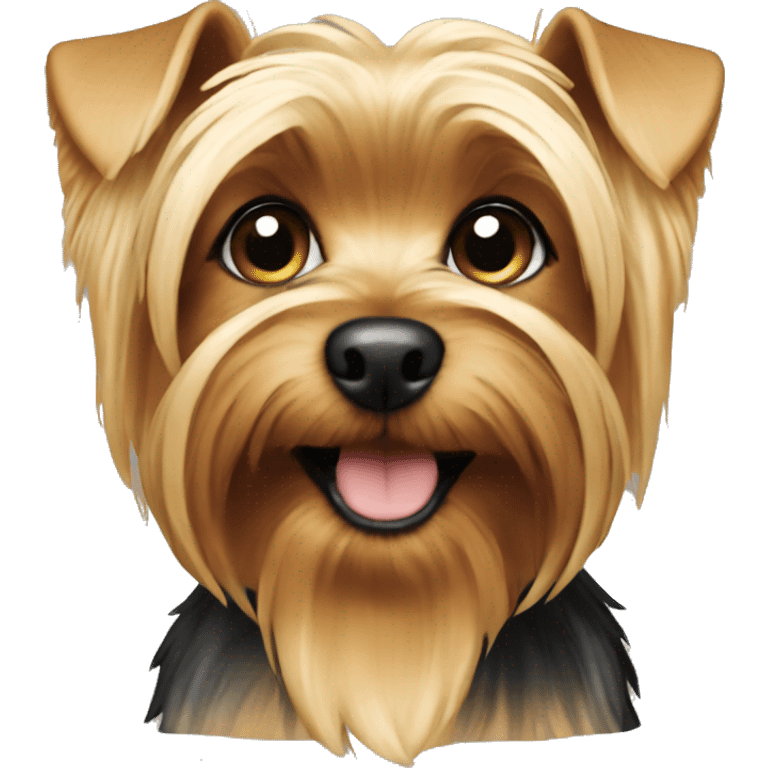 Dog Yorkie blonde emoji