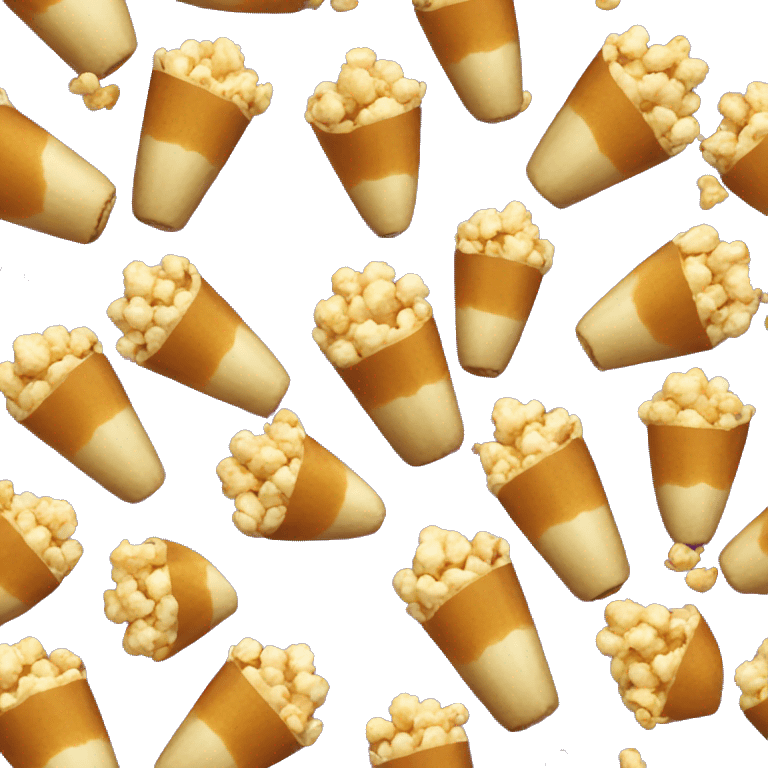 Caramel popcorn emoji