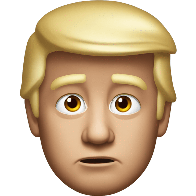 confused Donald Trump 2024 photorealistic  emoji