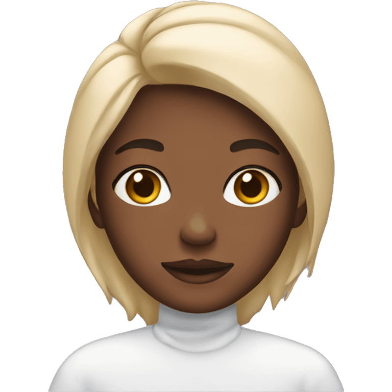 girl with skincare emoji