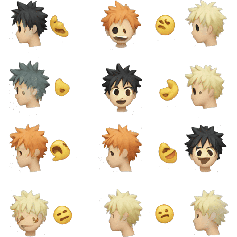 bakugo qui respecte emoji