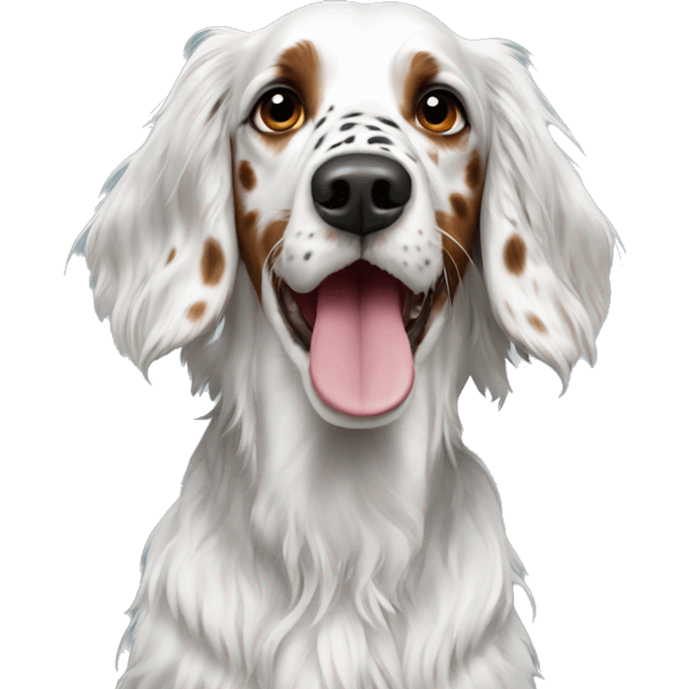 English setter emoji