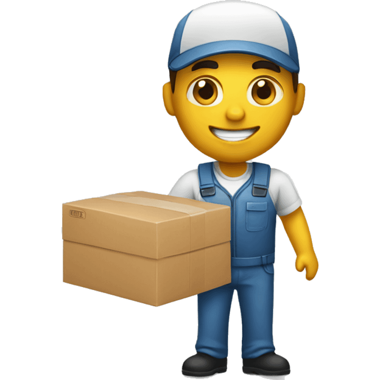 delivery man emoji