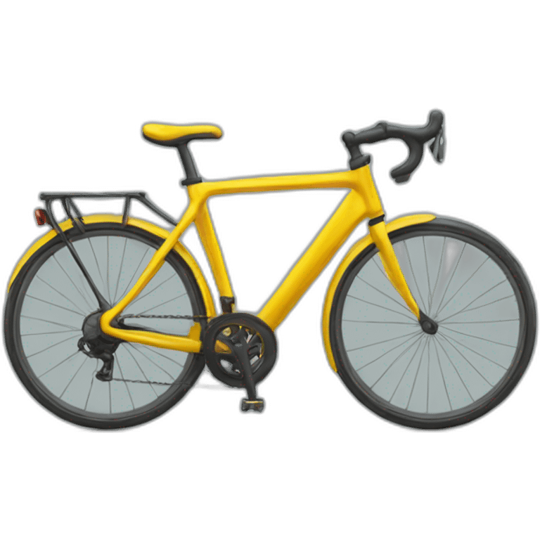 Vélo jaune emoji