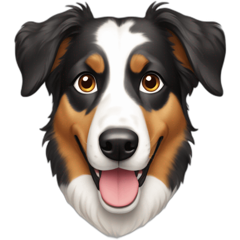 dog australian shepard emoji