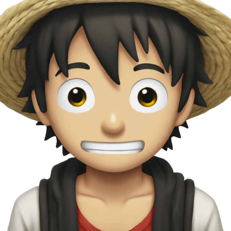 luffy from one piece emoji