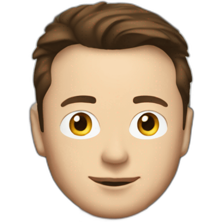 Elon Musk in a car emoji