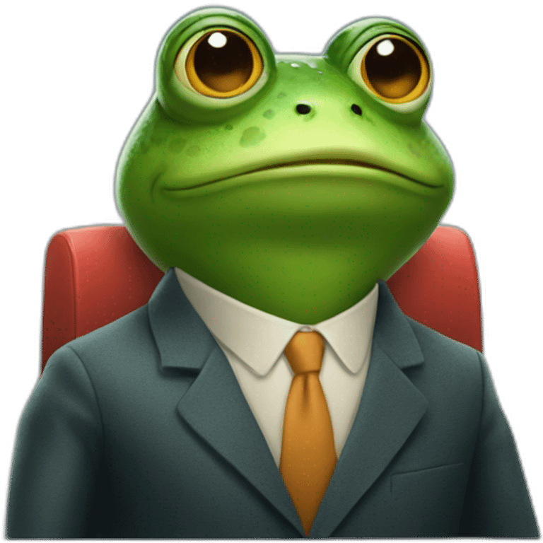 mr frog going to the movies emoji