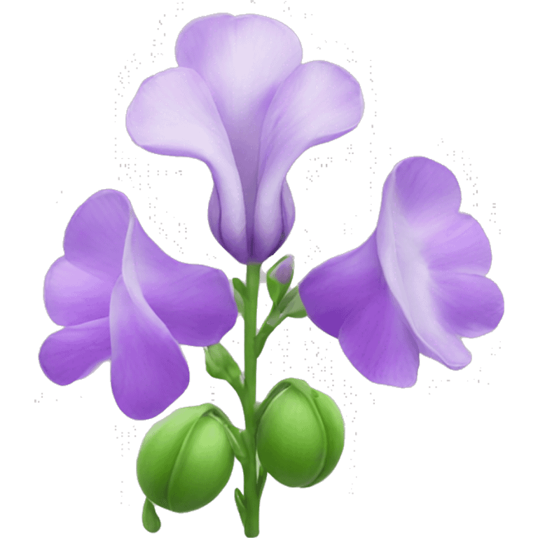 sweet pea flowers emoji