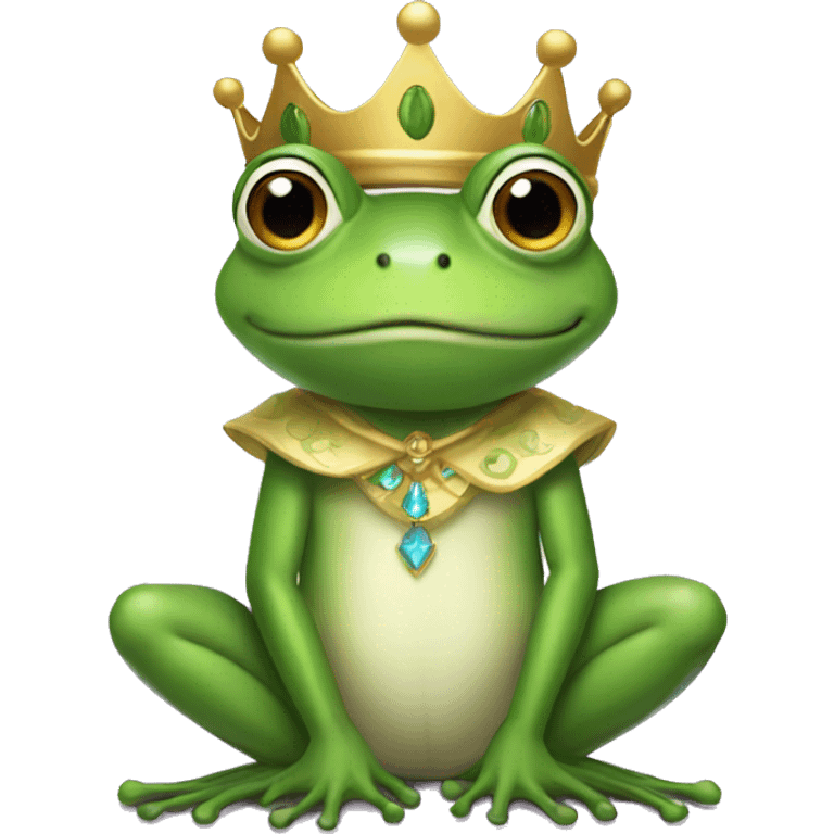 Frog princess  emoji