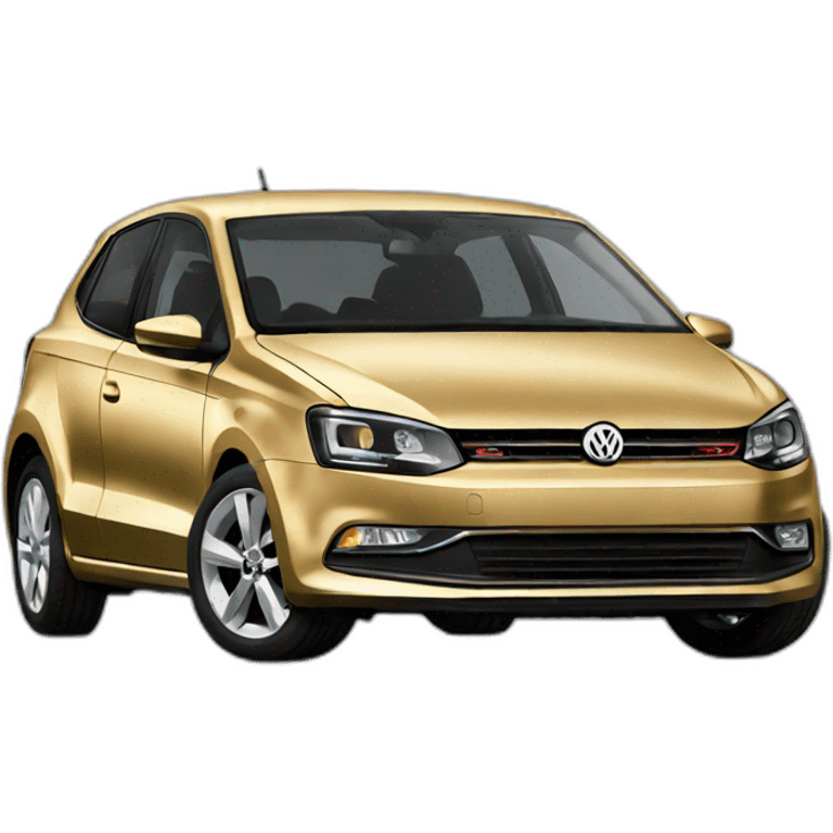 Gold vw polo emoji