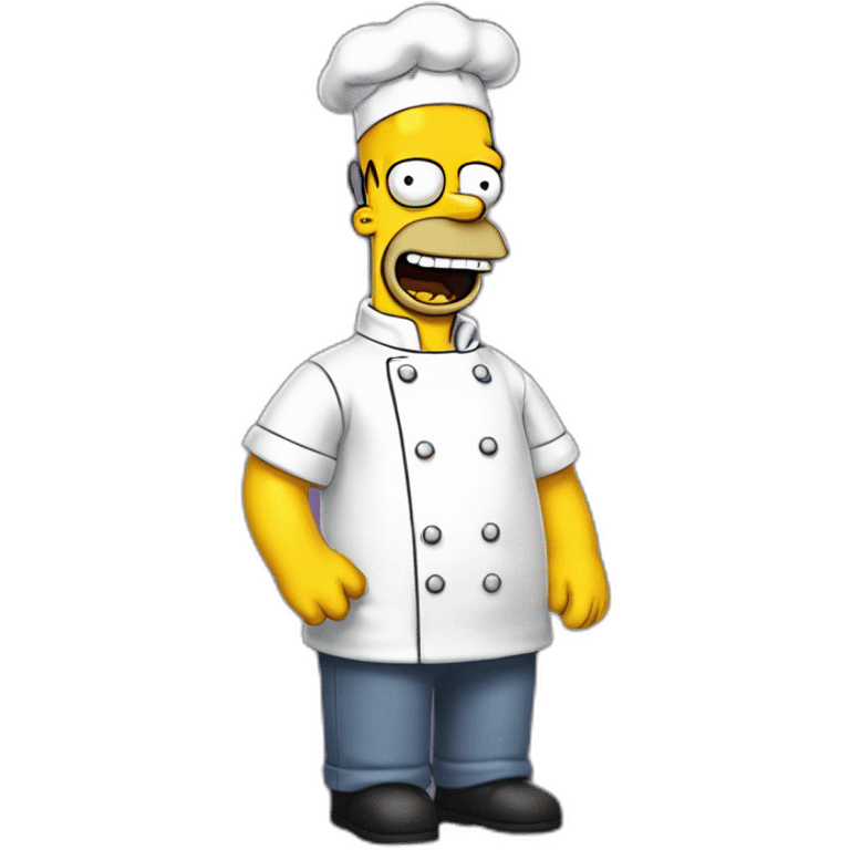 Homer Simpson cheff emoji