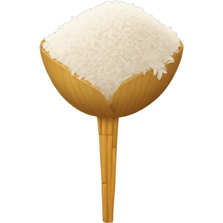 RICE WITH LEG PIECE emoji