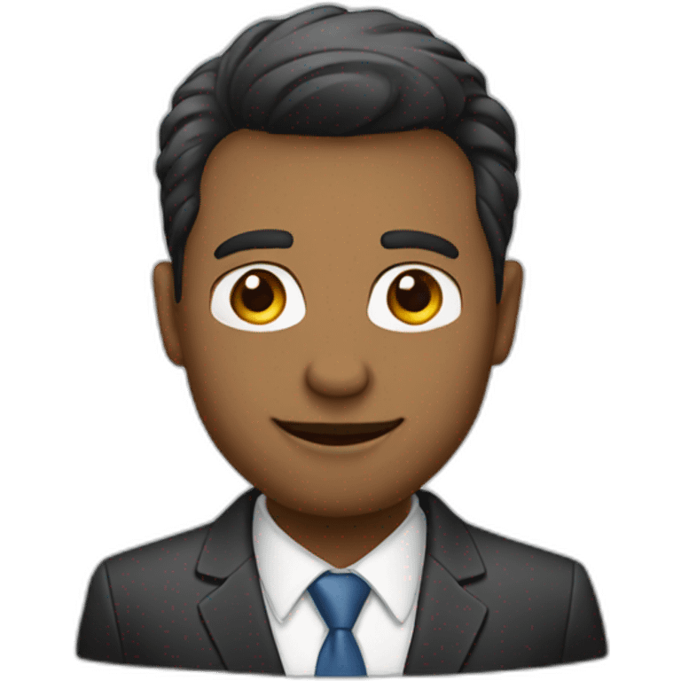 business man may emoji