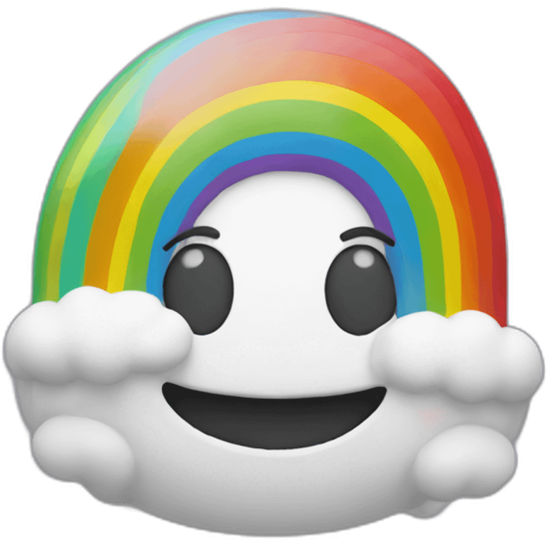 3d rainbow emoji