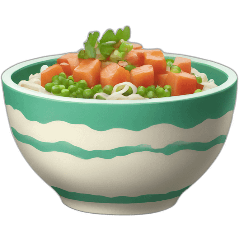 Poke bowl emoji