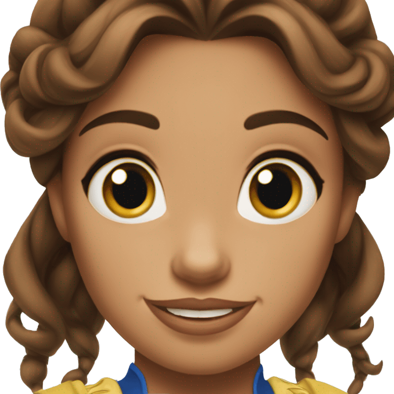 beauty and the beast belle emoji