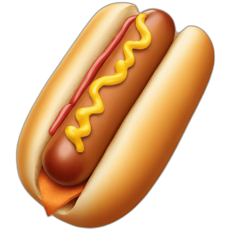 hot dog emoji