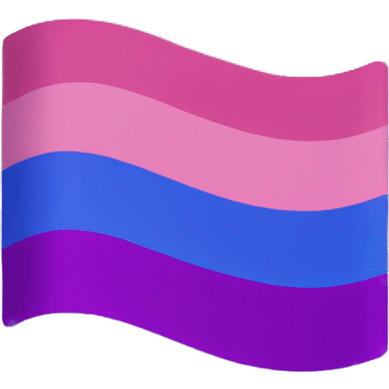 Bisexual pride flag emoji